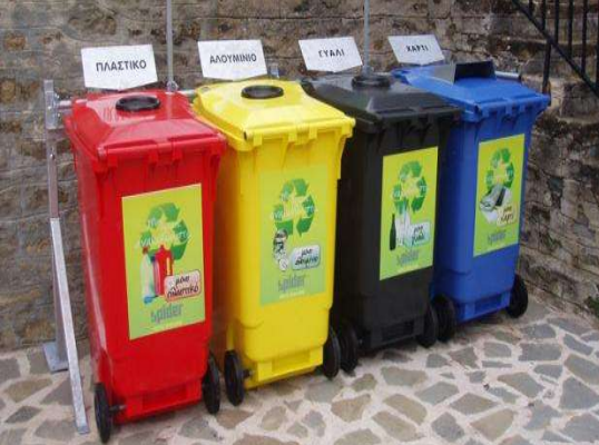 Recycling dumpsters